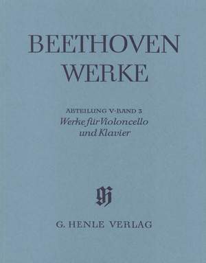 Beethoven, L v: Works for Cello and Piano