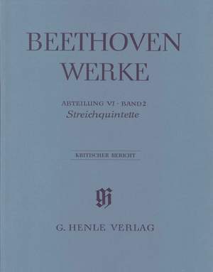 Beethoven: String Quintets