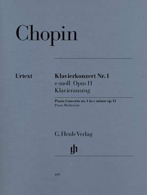 Chopin, F: Concerto for Piano and Orchestra No. 1 e minor op. 11