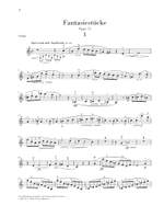 Schumann, R: Fantasy Pieces for Piano and Clarinet (Version for Violin) op. 73 Product Image