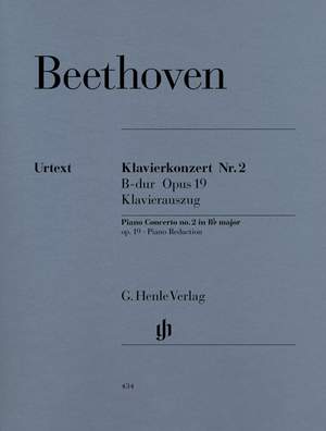 Beethoven, L v: Concerto for Piano and Orchestra No. 2 B flat major op. 19