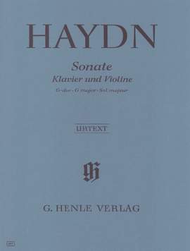 Haydn, J: Sonate für Klavier und Violine G-Dur G major Hob. XV:32