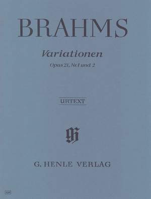 Brahms, J: Variations op. 21/1&2