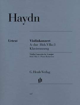 Haydn, J: Konzert für Violine und Orchester A-Dur A major Hob. VIIa:3