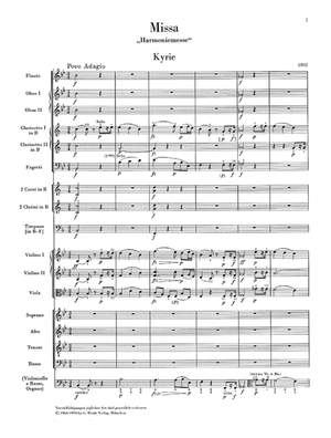 Haydn, J: Mass No. 12 - Harmoniemesse 1802