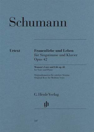 Schumann, R: Frauenliebe und Leben for Voice and Piano op. 42