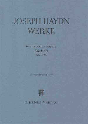 Franz Joseph Haydn: Masses No. 9 - 10