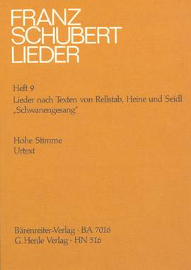 Schubert: Songs with Lyrics by Rellstab, Heine and Seidl
