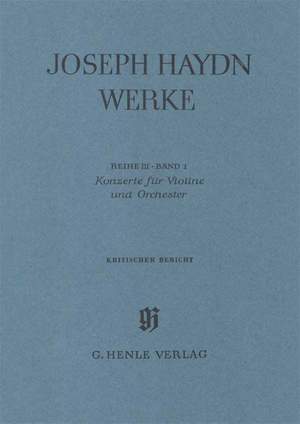 Franz Joseph Haydn: Concertos for Violin and Orchestra