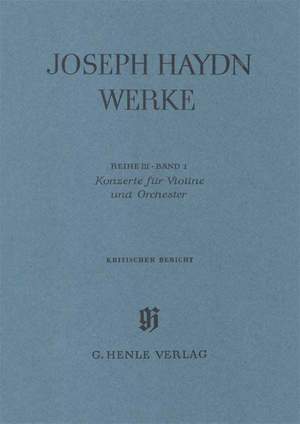 Franz Joseph Haydn: Concertos for Violin and Orchestra