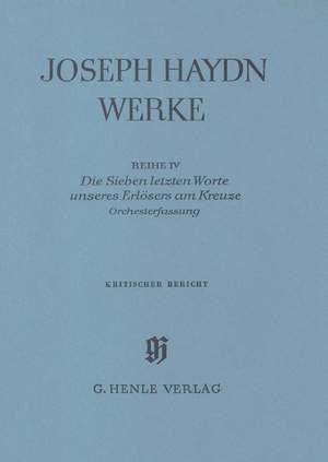 Franz Joseph Haydn: The seven last words - version for Orchestra