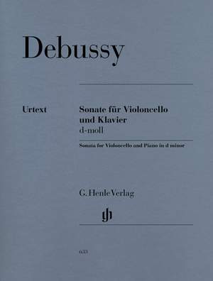 Debussy, C: Sonata for Violoncello and Piano D Minor