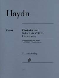 Haydn, J: Konzert für Klavier (Cembalo) und Orchester D-Dur D major Hob. XVIII:11