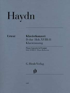 Haydn, J: Konzert für Klavier (Cembalo) und Orchester D-Dur D major Hob. XVIII:11