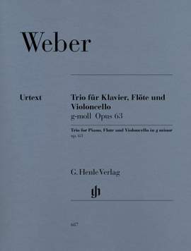 Weber, C M v: Trio g-Moll G minor op. 63