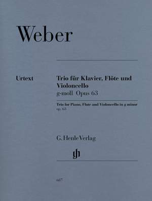 Weber, C M v: Trio g-Moll G minor op. 63
