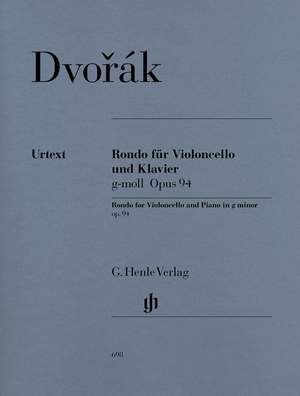 Dvořák, A: Rondo for Violoncello and Piano g minor op. 94