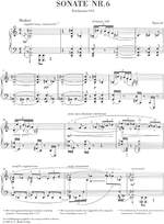 Scriabin: Sonata for Piano No. 6 op. 62 Product Image