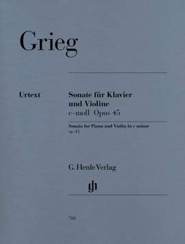 Grieg, E: Sonate für Klavier und Violine c-Moll C minor op. 45
