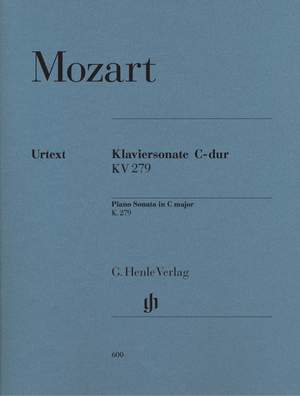 Mozart, W A: Piano Sonata C major KV 279 (189d)