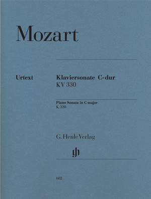 Wolfgang Amadeus Mozart: Piano Sonata In C K.330