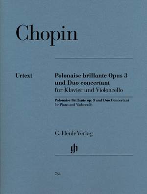 Chopin, F: Polonaise Brillante op. 3 and Duo Concertant