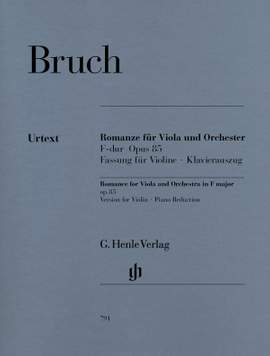 Bruch, M: Romanze für Viola und Orchester F-Dur F major op. 85