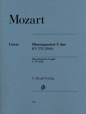 Mozart, W A: Oboe Quartet f major KV 370
