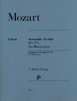 Mozart, W A: Serenade Es-Dur E flat major KV 375