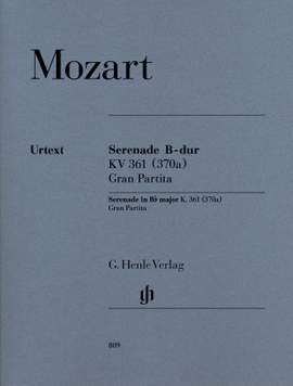 Mozart, W A: Serenade B-Dur - Gran Partita B flat major KV 361 (370a)
