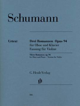 Schumann, R: Drei Romanzen für Oboe und Klavier op. 94