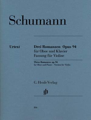 Schumann, R: Romances 3 Op.94 op. 94