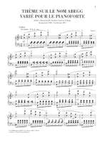Schumann, R: Abegg Variations op. 1 Product Image