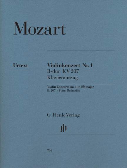 Mozart, W A: Violin Concerto no. 1 B flat major KV 207