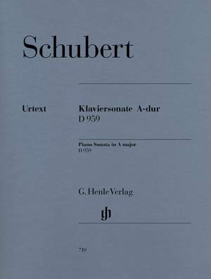 Schubert: Piano Sonata A major D 959