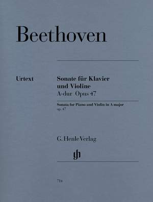Beethoven, L v: Sonata for Piano and Violin A major ("Kreutzer-Sonata") op. 47