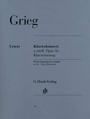 Grieg, E: Piano Concerto a minor op. 16