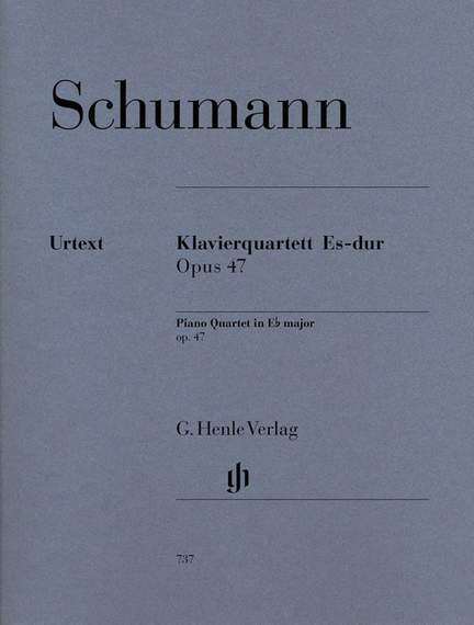 Schumann, R: Piano quartet op 47 E Flat E flat major op. 47