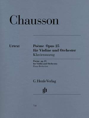 Chausson, E: Poème für Violine und Orchester op. 25