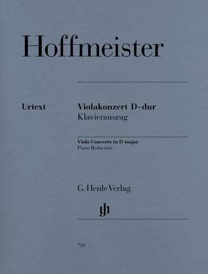 Franz Anton Hoffmeister: Viola Concerto In D