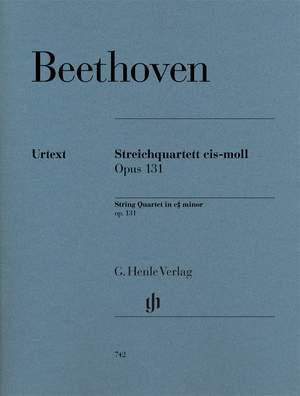 Beethoven, L v: String Quartet c sharp minor op. 131