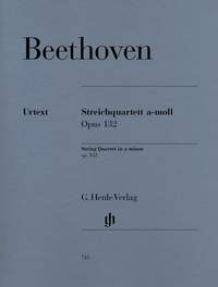 Beethoven, L v: String Quartet a minor op. 132