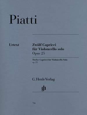 Piatti, A: 12 Capricci op. 25
