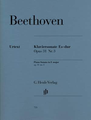 Beethoven, L v: Piano Sonata E flat major [Hunting] op. 31/3