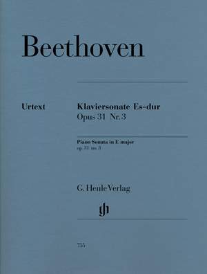 Beethoven: Piano Sonata E flat major [Hunting] op. 31/3