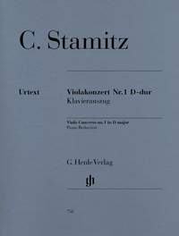 Stamitz, C P: Violakonzert Nr. 1 D-Dur D major