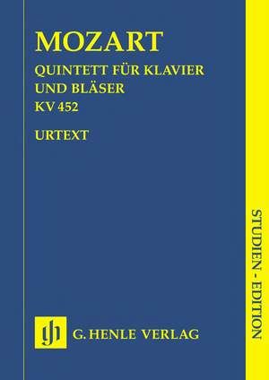 Mozart, W A: Quintet E flat major K. 452 for Piano and Wind Instruments and Harmonica Quintet K. 617