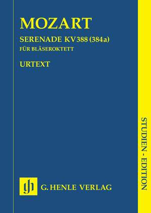 Mozart, W A: Serenade C minor KV 388 (384a)