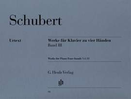 Schubert: Works for Piano four-hands Vol. 3
