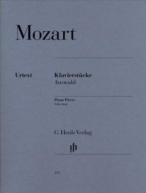 Mozart, W A: Piano Pieces, selection